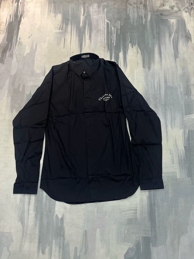 Dior Dior Black shirt with chest pattern Size US XXS / EU 40 - 1 Thumbnail