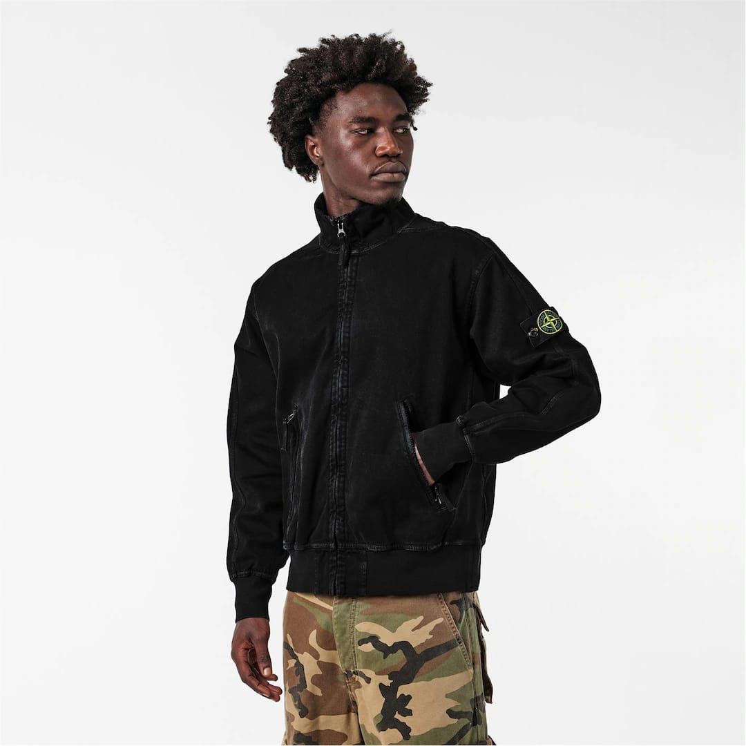 Stone Island o1g2r1mq0526 Oversized Track Jacket in Black Size US S / EU 44-46 / 1 - 2 Thumbnail