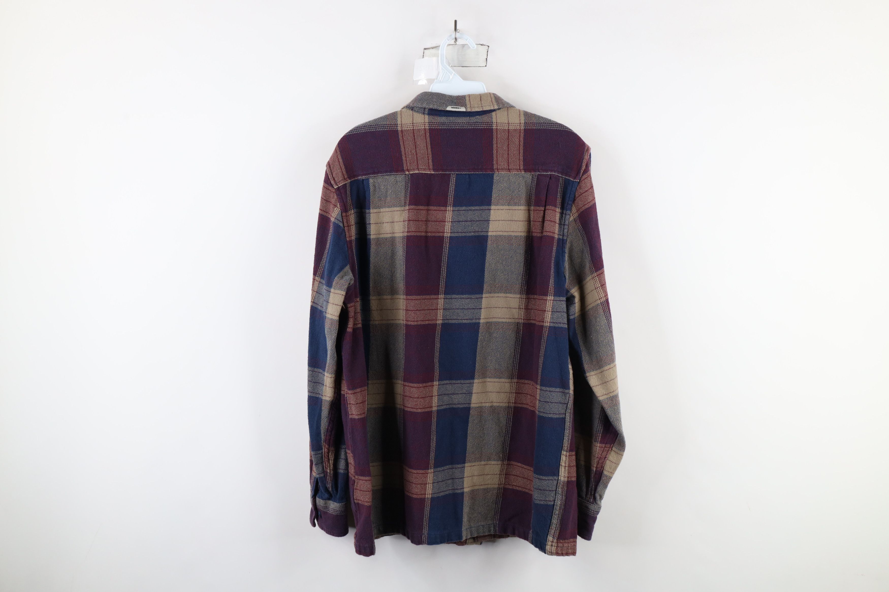 Vans × Vintage Vintage Vans Checkered Plaid Flannel Collared Button Shirt Size US M / EU 48-50 / 2 - 11 Thumbnail