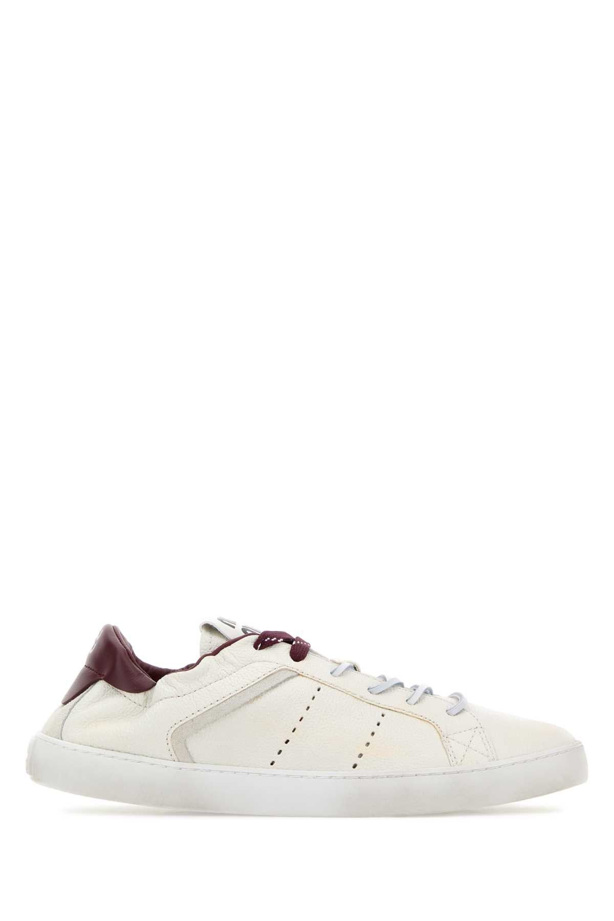 Miu Miu Ivory Leather Sneakers Size US 7.5 / IT 37.5 - 1 Thumbnail