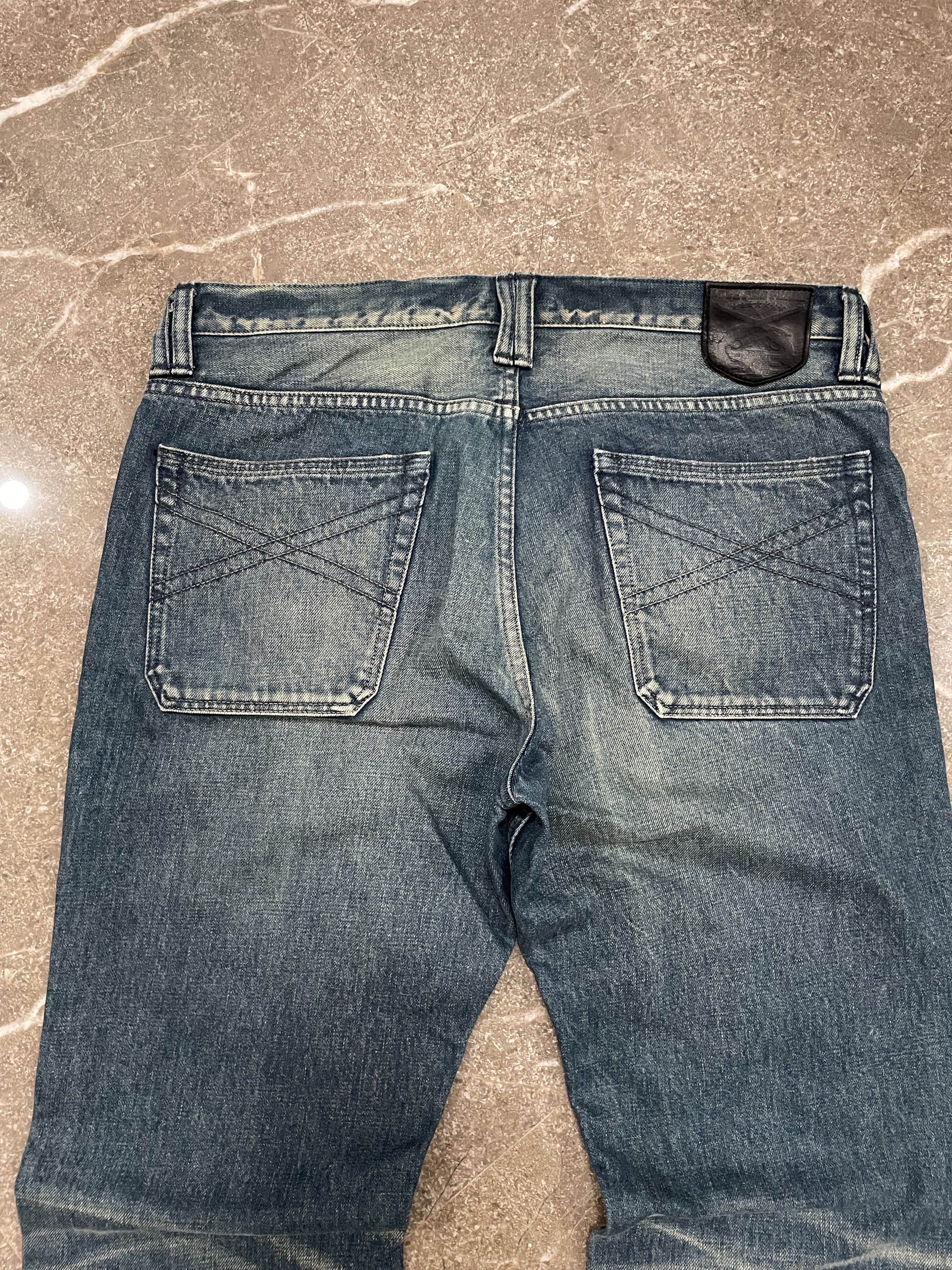 roarguns Roarguns Swarovski Shield Logo Denim Jeans Size US 33 - 12 Thumbnail