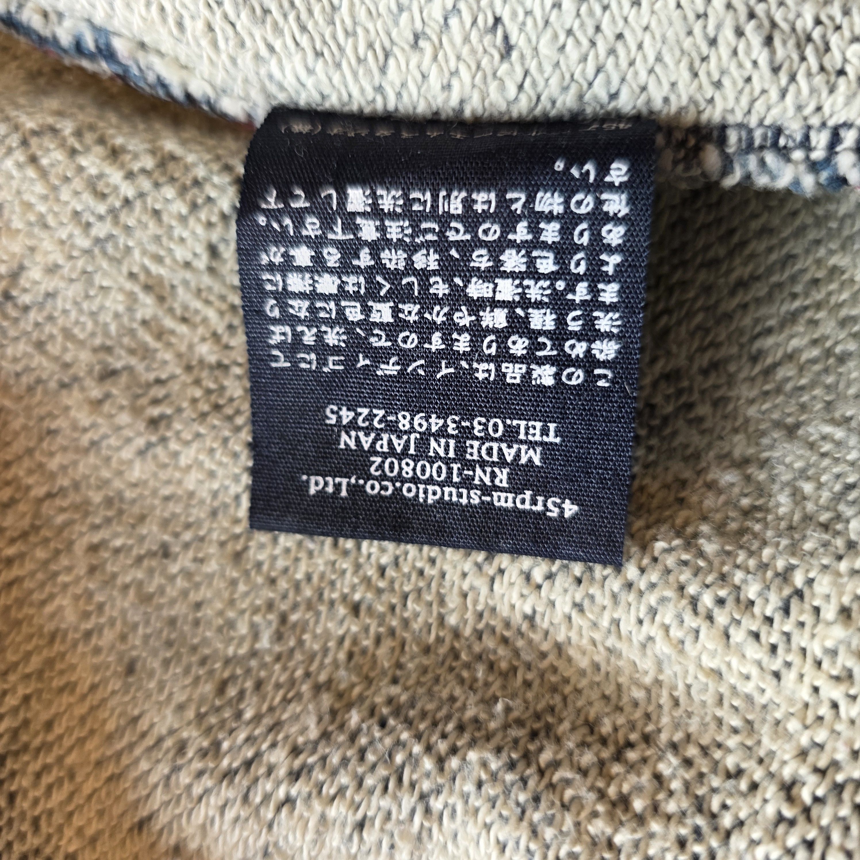 45rpm 45rpm Japan Indigo Knit Shawl Cardigan Size US M / EU 48-50 / 2 - 9 Thumbnail