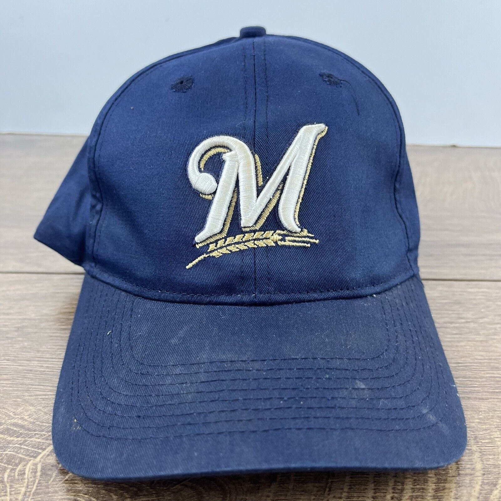 Other Milwaukee Brewers Baseball Hat Blue Cap Adjustable Blue Adul Size ONE SIZE - 3 Thumbnail
