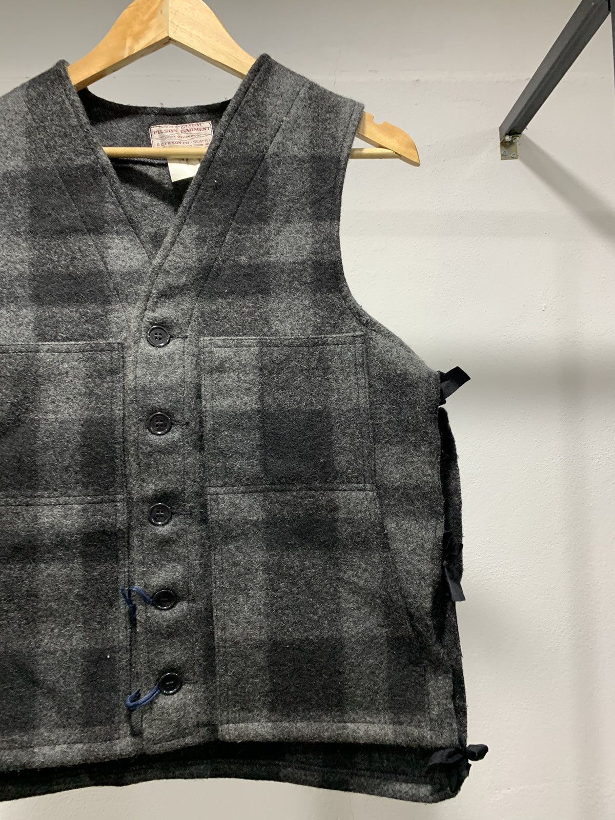 Filson 80s Filson Garment Wool Native Vest Plaid Size US M / EU 48-50 / 2 - 2 Thumbnail