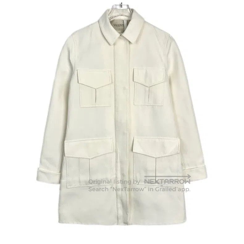 Valentino Valentino Pocket hunting outfit embellished with lapel tre Size L / US 10 / IT 46 - 1 Thumbnail