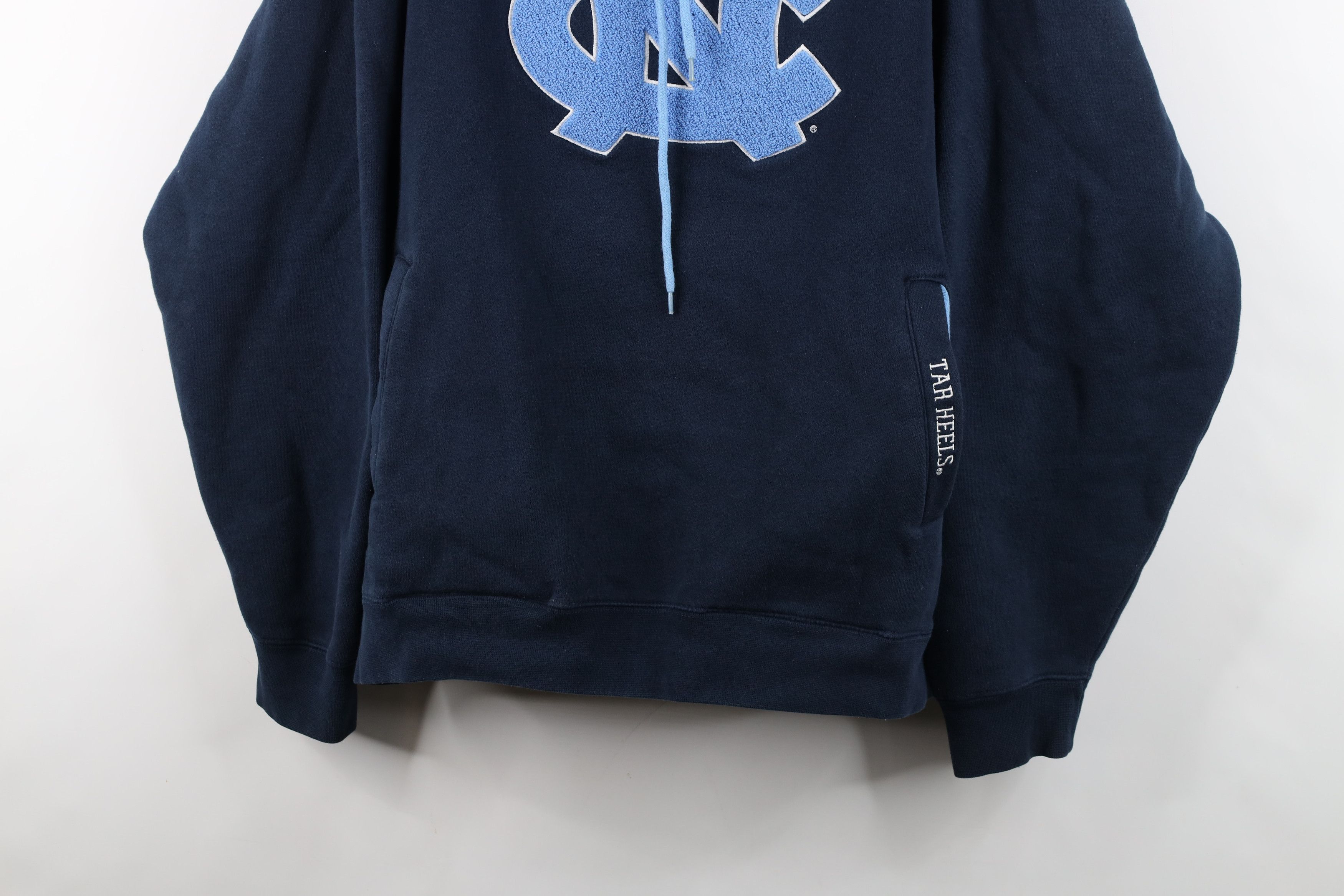 Vintage Vintage 90s Y2K University of North Carolina Hoodie Size US XL / EU 56 / 4 - 3 Thumbnail