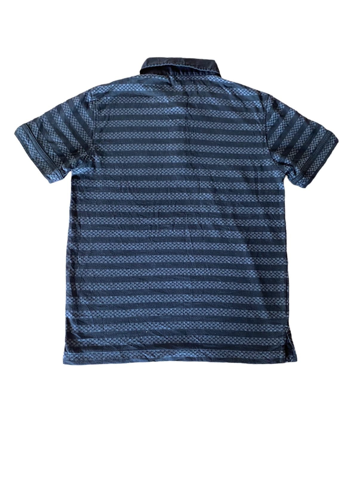 Designer × Japanese Brand × Takeo Kikuchi Takeo Kikuchi Striped Polo Shirt Size US S / EU 44-46 / 1 - 2 Thumbnail
