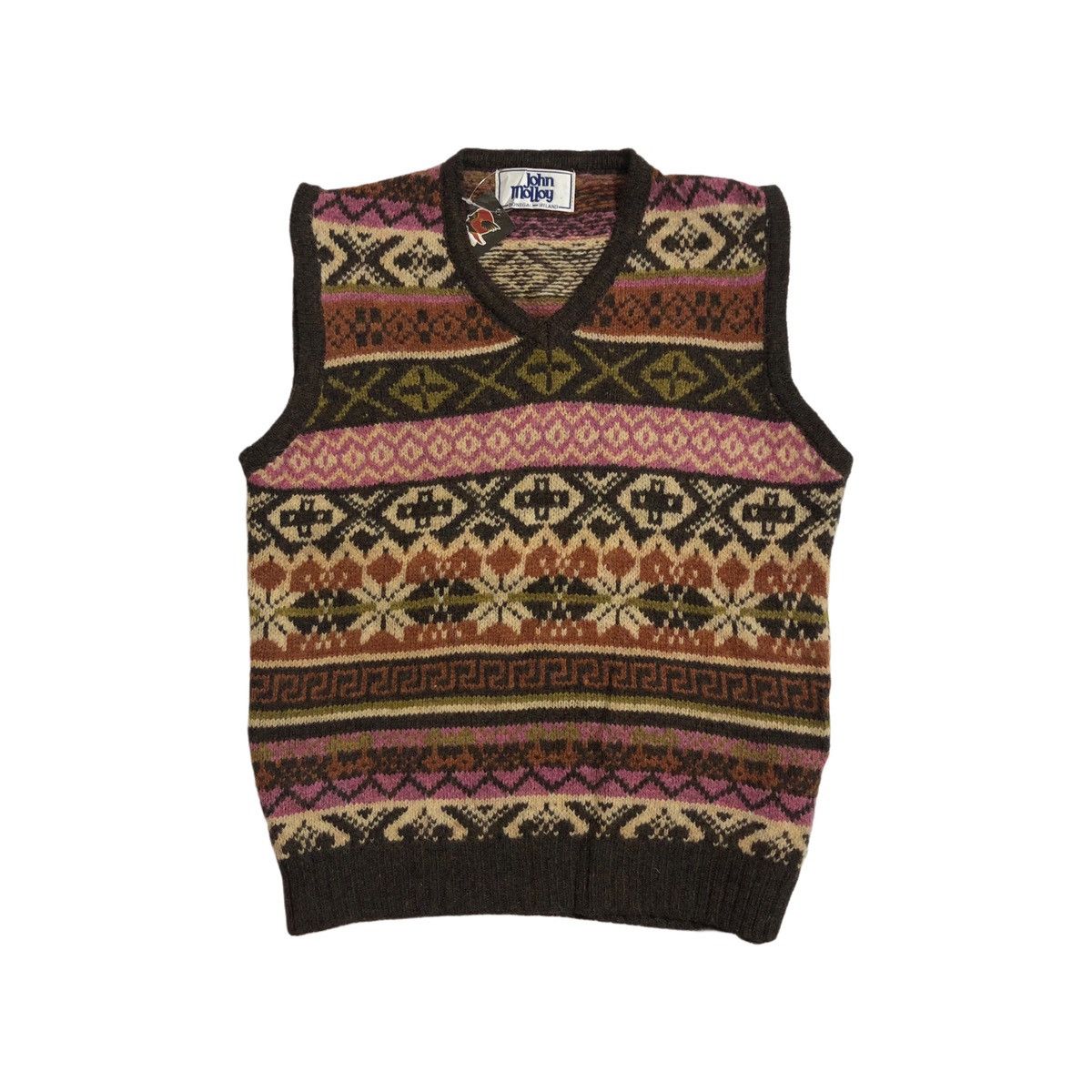 VTG JOHN MOLLOY VEST KNIT
