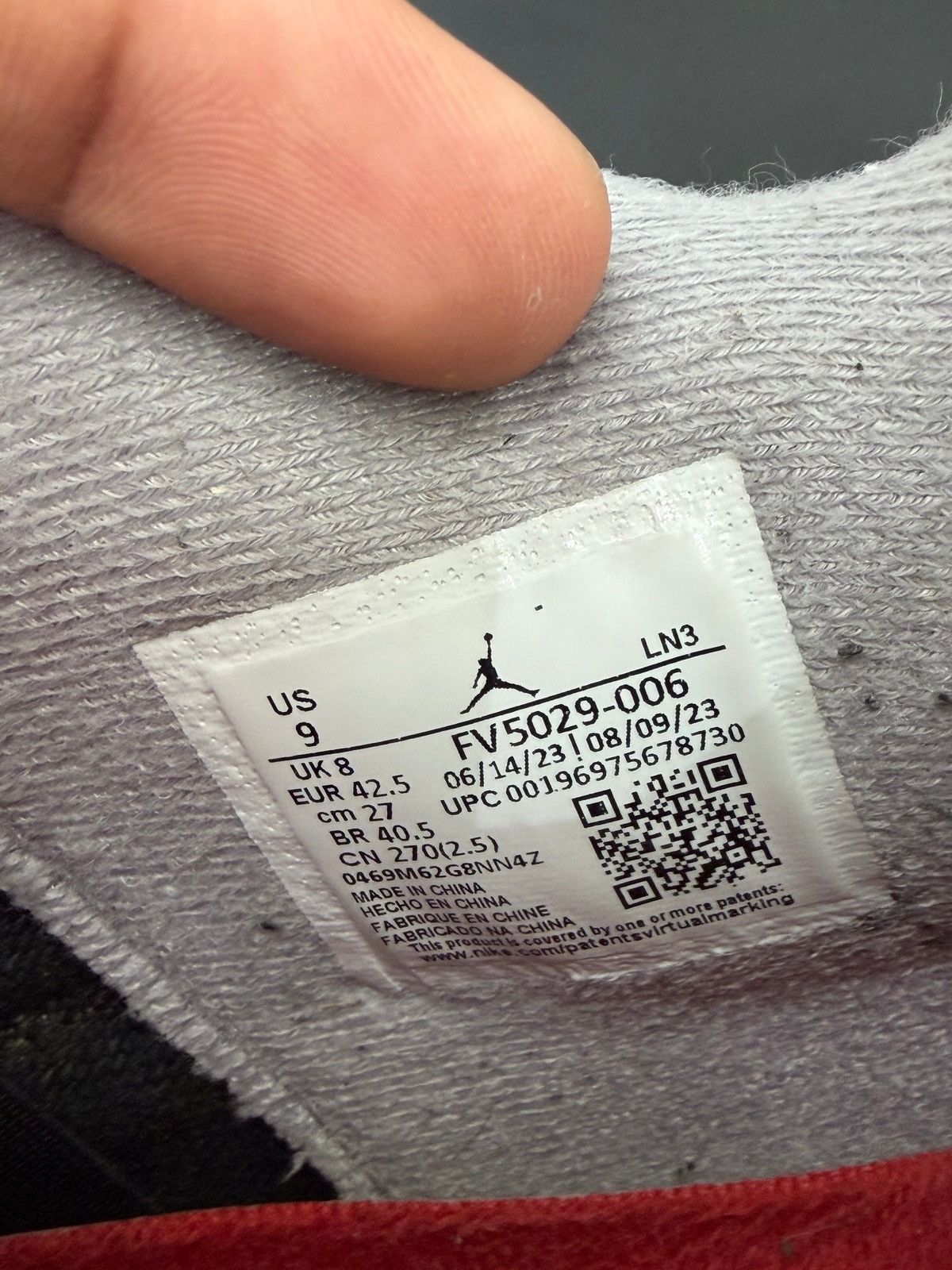 Jordan Brand Air Jordan 4 Bred Reimagined Size 9 (2024) Size US 9 / EU 42 - 10 Thumbnail