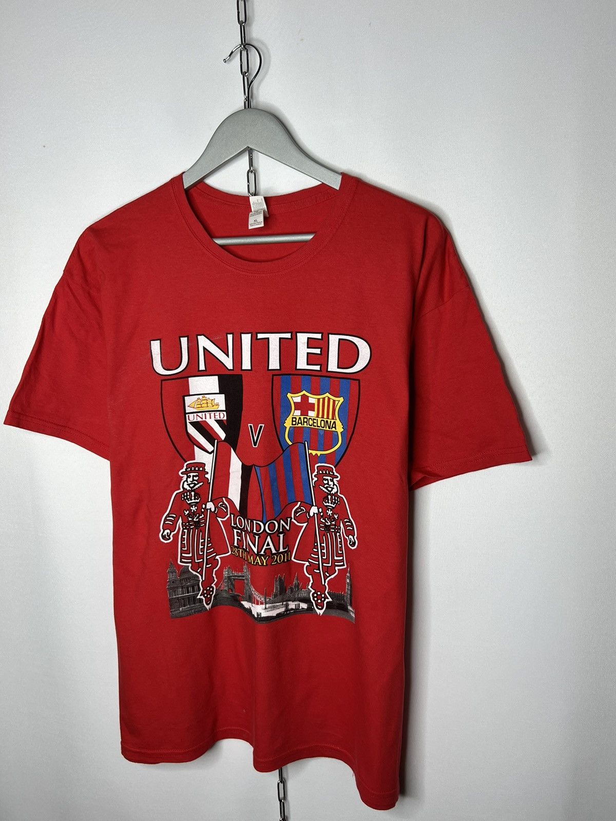 Other ⚽️London Final 2011 Manchester United Tee T-Shirt⚽️ Size US XL / EU 56 / 4 - 2 Thumbnail