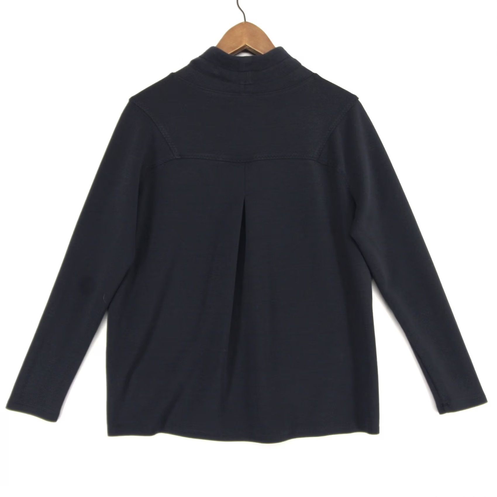 Spanx Spanx AirEssentials Pullover S Black Mock Neck Spacer Fabric Drawstring Athleisure Size S / US 4 / IT 40 - 3 Thumbnail