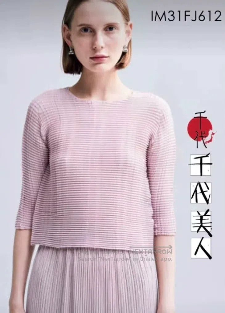Issey Miyake Issey Miyake Pink Bubble Top Size M / US 6-8 / IT 42-44 - 5 Thumbnail