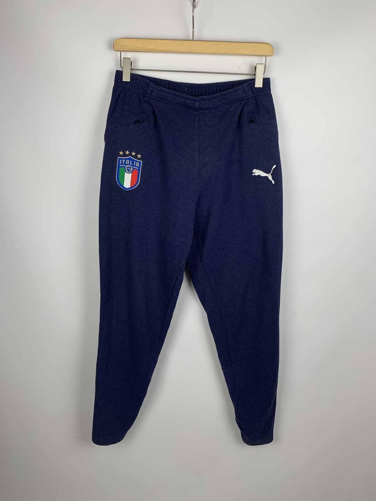 Puma Puma Italy National Team Football Track Pants Size M Blue Size US 32 / EU 48 - 1 Thumbnail