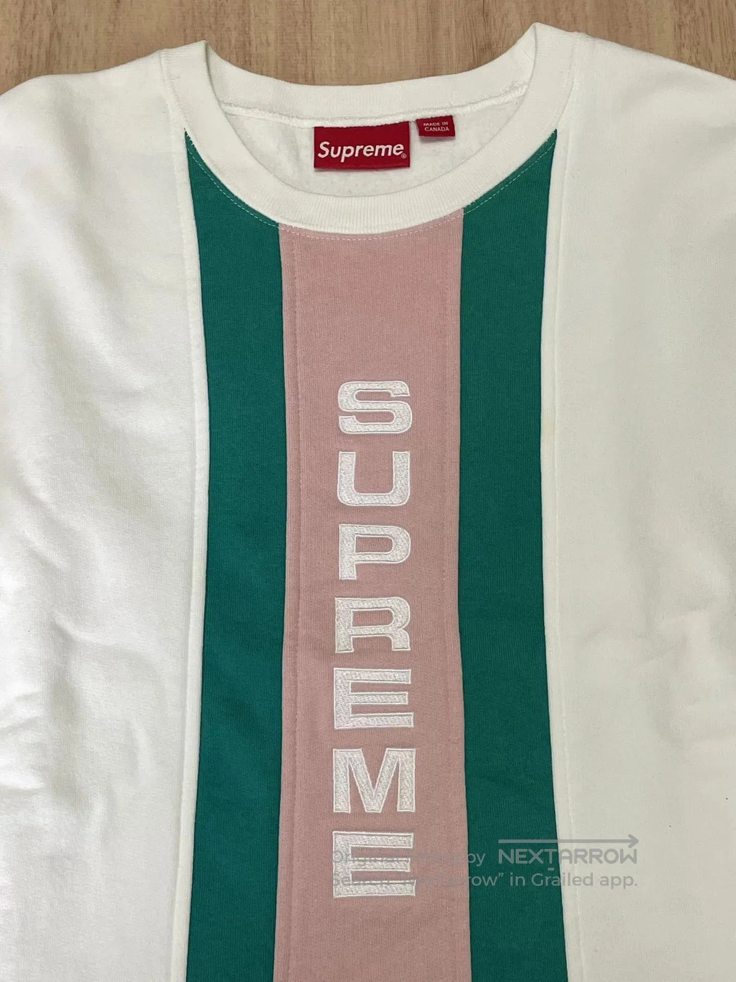 Supreme Supreme Vertical Logo Panel Pullover Fleece. Size US L / EU 52-54 / 3 - 3 Thumbnail