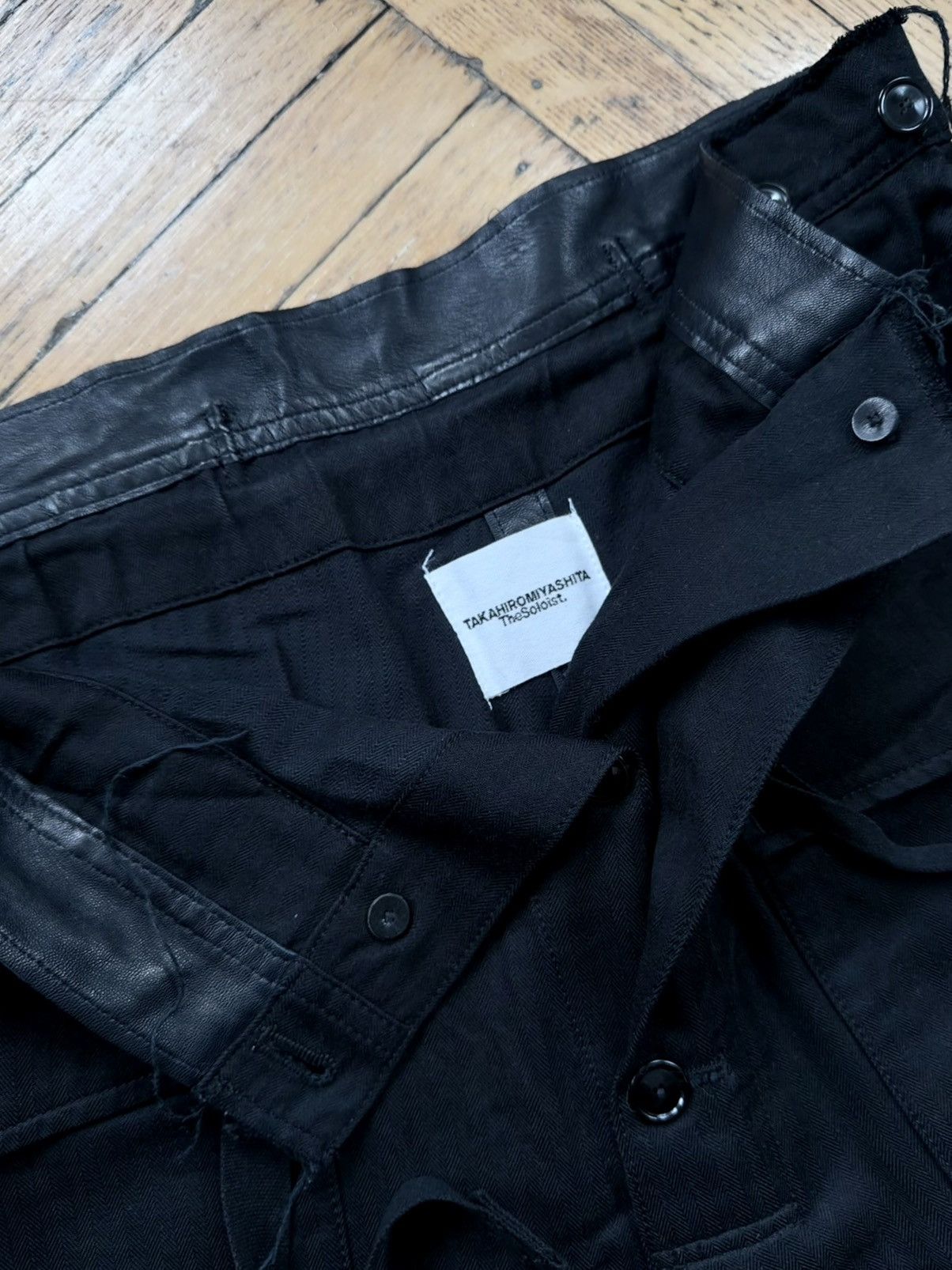 Takahiromiyashita The Soloist. AW17 TheSoloist Herringbone Cargo Pants Size US 34 / EU 50 - 5 Thumbnail