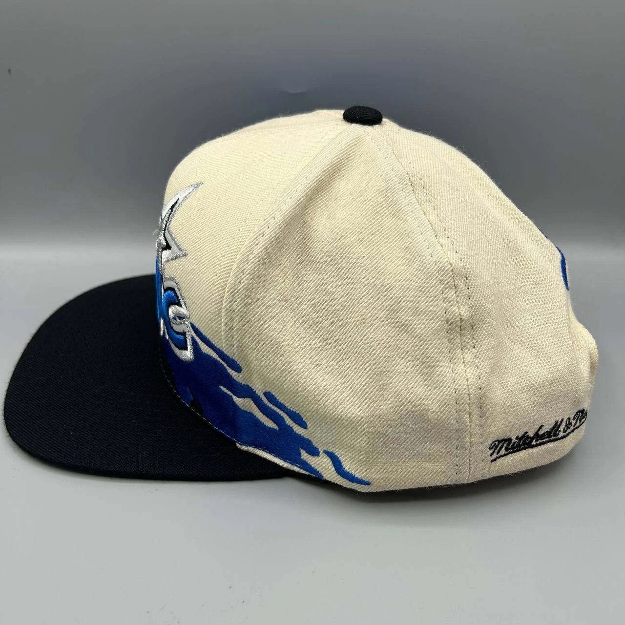 Mitchell & Ness Orlando Magic Hat Men Blue Embroidered Snap Back Cap Wool Size ONE SIZE - 7 Thumbnail