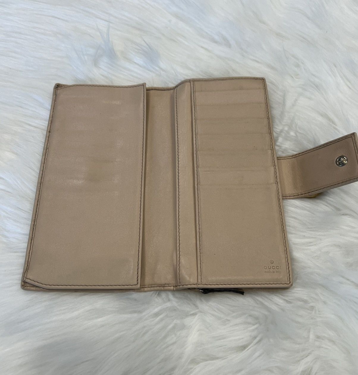 Gucci Gucci Guccissima Leather D-Ring Wallet on Chain w/ Charm Size ONE SIZE - 4 Thumbnail
