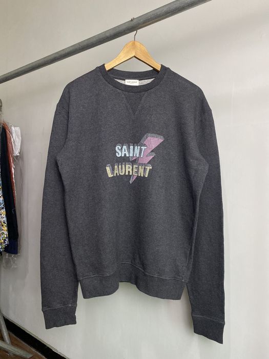 Saint Laurent Paris SS18 Saint Laurent Lighting Bolt Logo