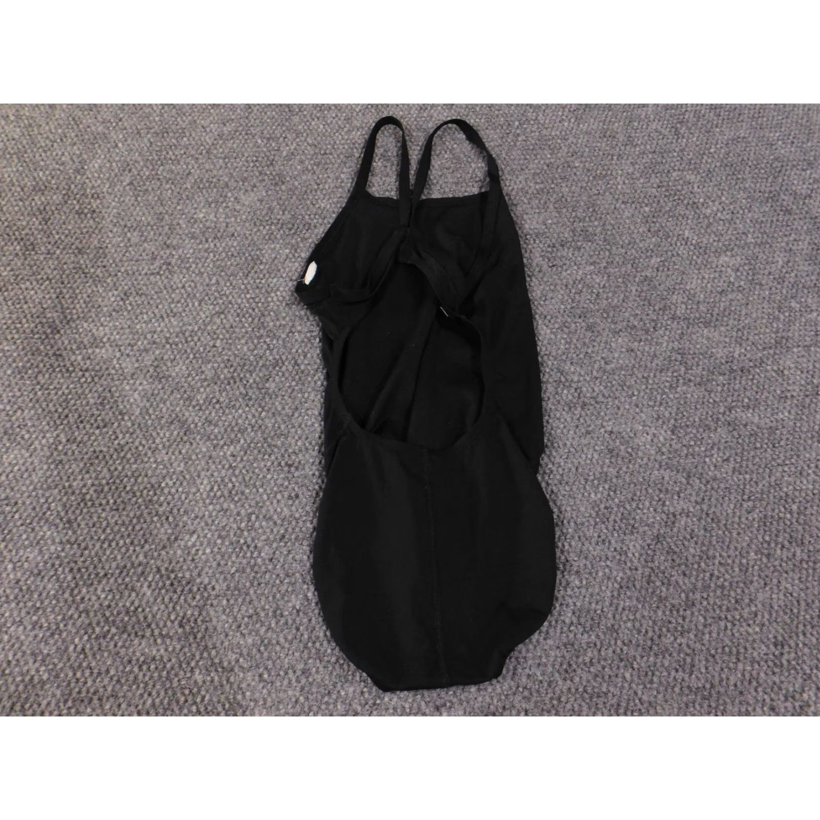 Nike Nike Swimsuit One Piece Womens 6 Black Hydrastrong Athletic Racerback Polyester Spandex Chlorine-Resistant Lightweight Lined Logo Size ONE SIZE - 4 Thumbnail
