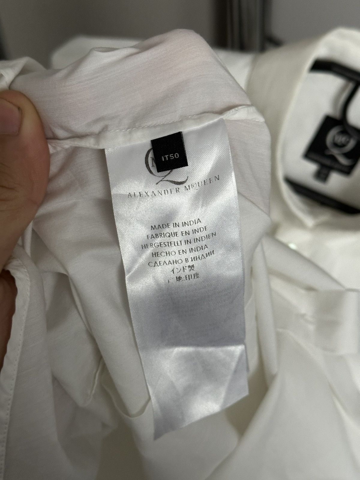 Alexander McQueen Alexander McQueen MCQ Shirt Button Up Long Sleeve Size US M / EU 48-50 / 2 - 10 Thumbnail