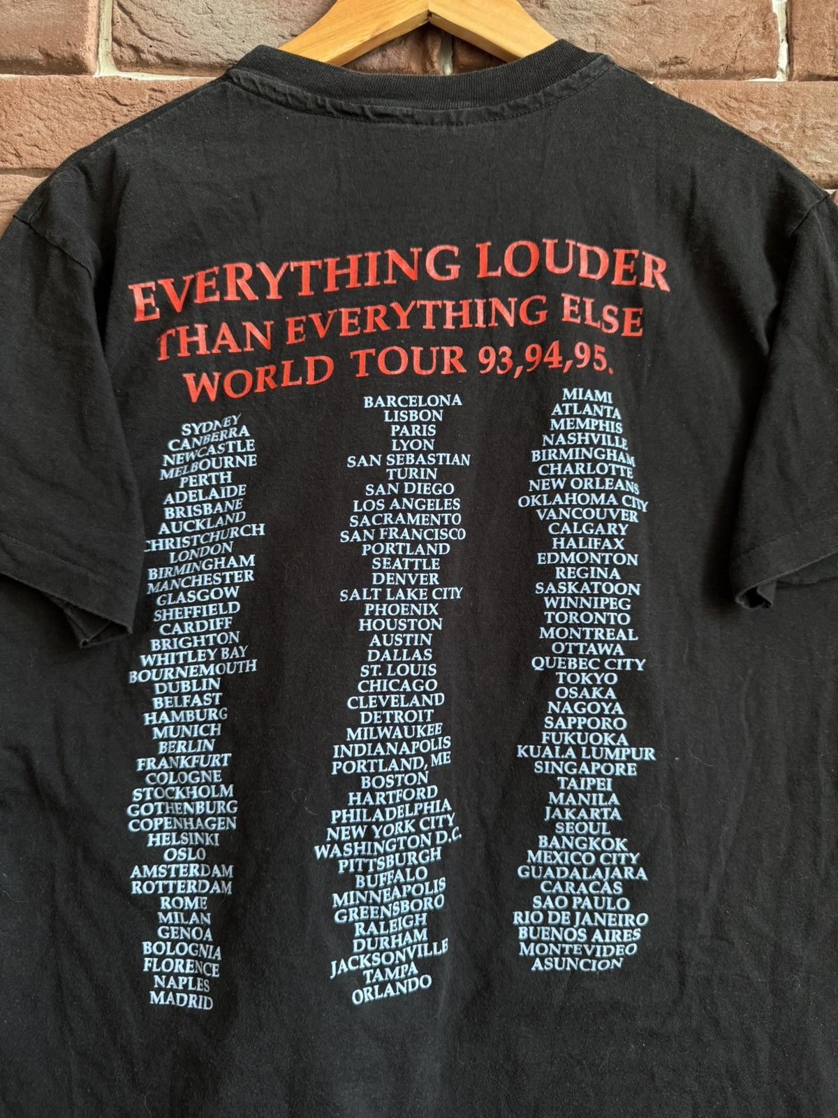 Band Tees 90s Vintage 1993 Meat Loaf Louder Graphic Rock Band T-Shirt Size US L / EU 52-54 / 3 - 10 Thumbnail
