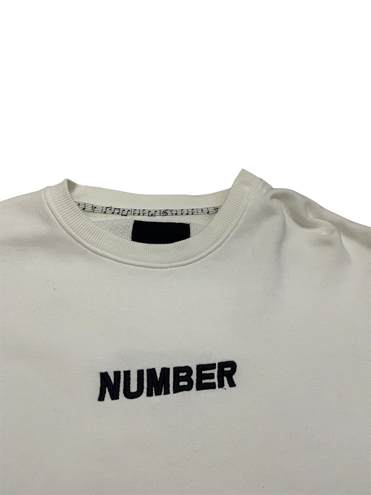 Number (N)ine Number (N)ine Embroidered Centre Logo Crewneck Sweatshirt Size US L / EU 52-54 / 3 - 3 Thumbnail