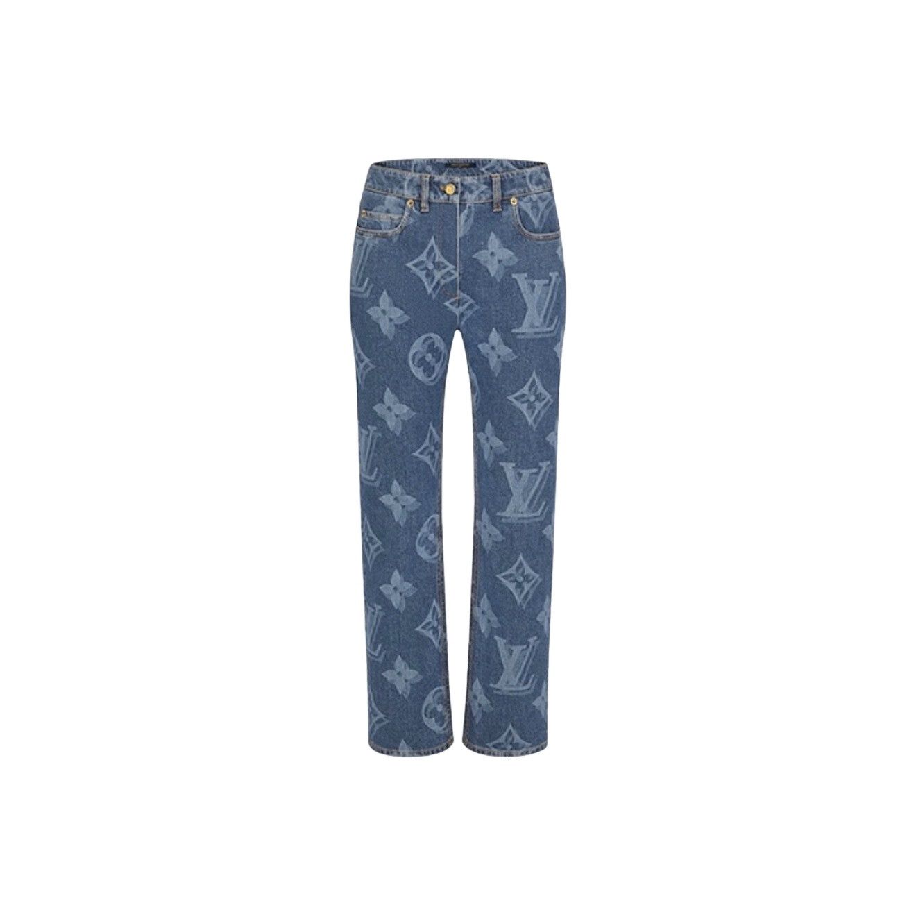 Louis Vuitton Louis Vuitton Monogram Denim Jeans 31 Size US 31 - 1 Thumbnail