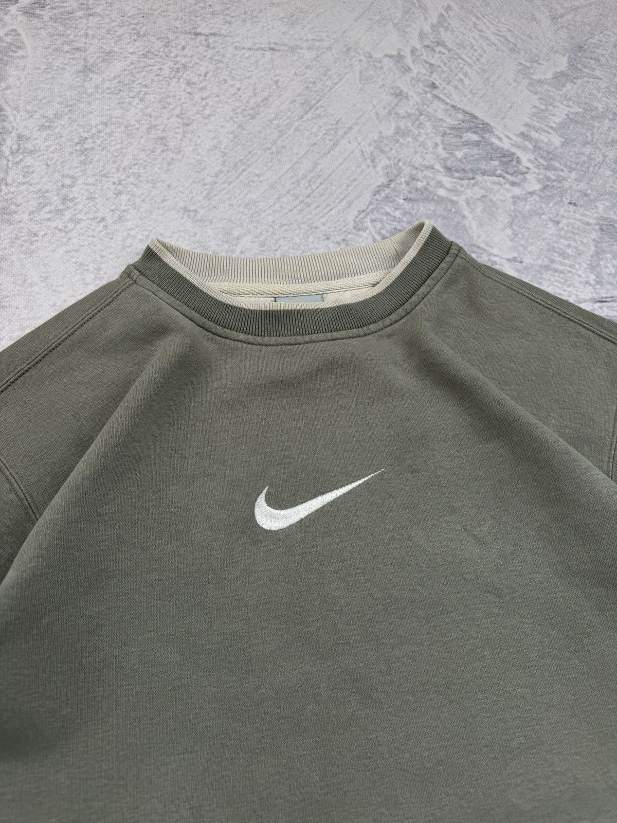 Nike × Vintage NIKE VINTAGE CENTER SWOOSH OVERSIZE BOXY SWEATSHIRT Size US M / EU 48-50 / 2 - 3 Thumbnail