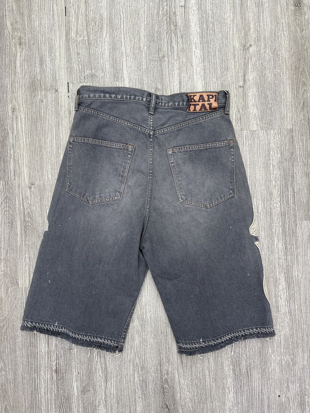 Kapital Kapital denim Shorts side bones dark grey Size US 32 / EU 48 - 2 Thumbnail