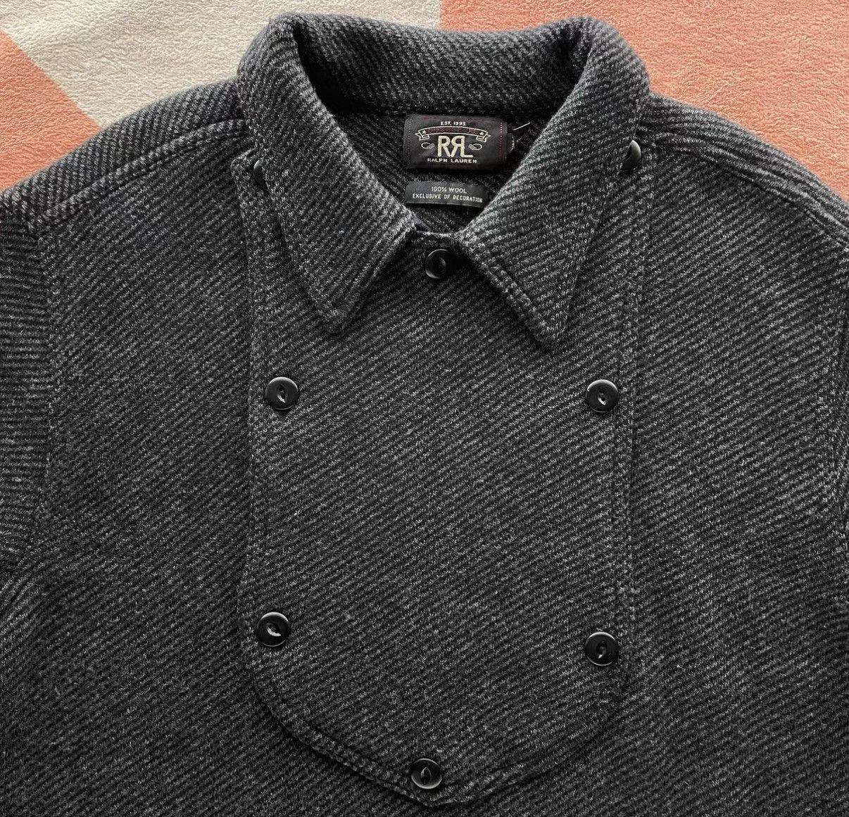 RRL Ralph Lauren RRL Ralph Lauren Double RL Wool Shirt K22 Size US XL / EU 56 / 4 - 2 Thumbnail