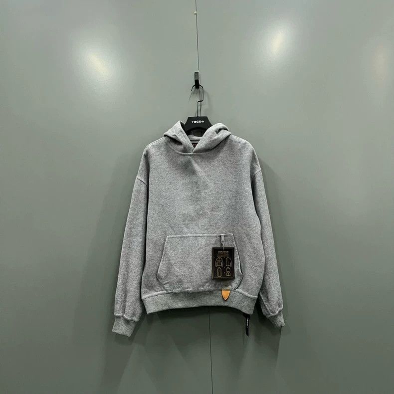 Louis Vuitton Louis Vuitton Gray Wool Hoodie S - dmc Size US S / EU 44-46 / 1 - 1 Thumbnail