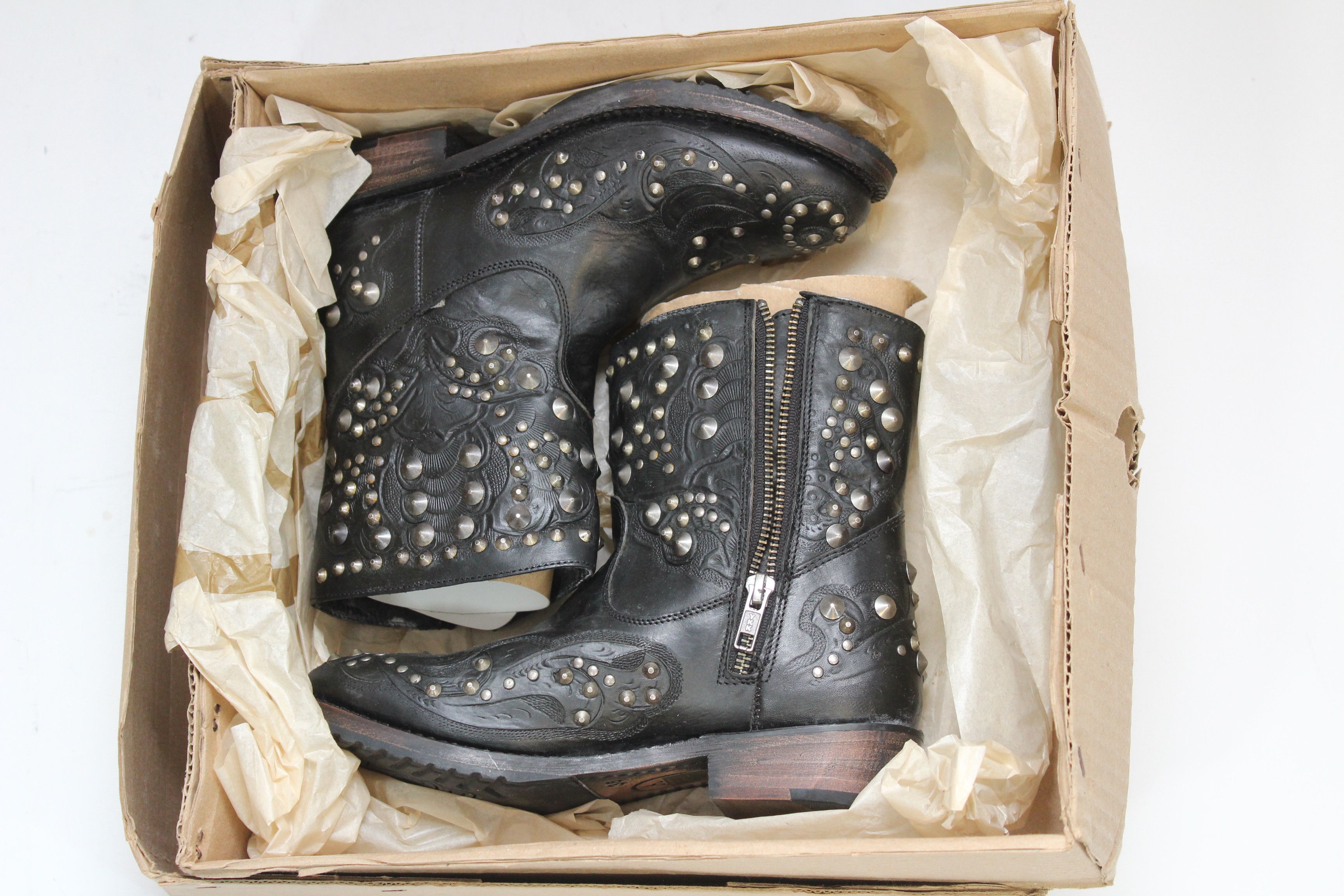 ASH ASH Leather Biker Boots Womens Size 36 Authentic Hype Rare Size US 6 / IT 36 - 10 Thumbnail