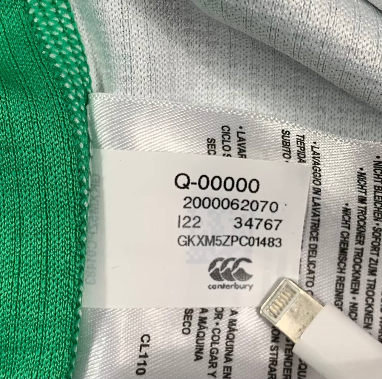 Canterbury of New Zealand Ireland Rugby Jersey 2023 2024 Canterbury Size US L / EU 52-54 / 3 - 9 Thumbnail