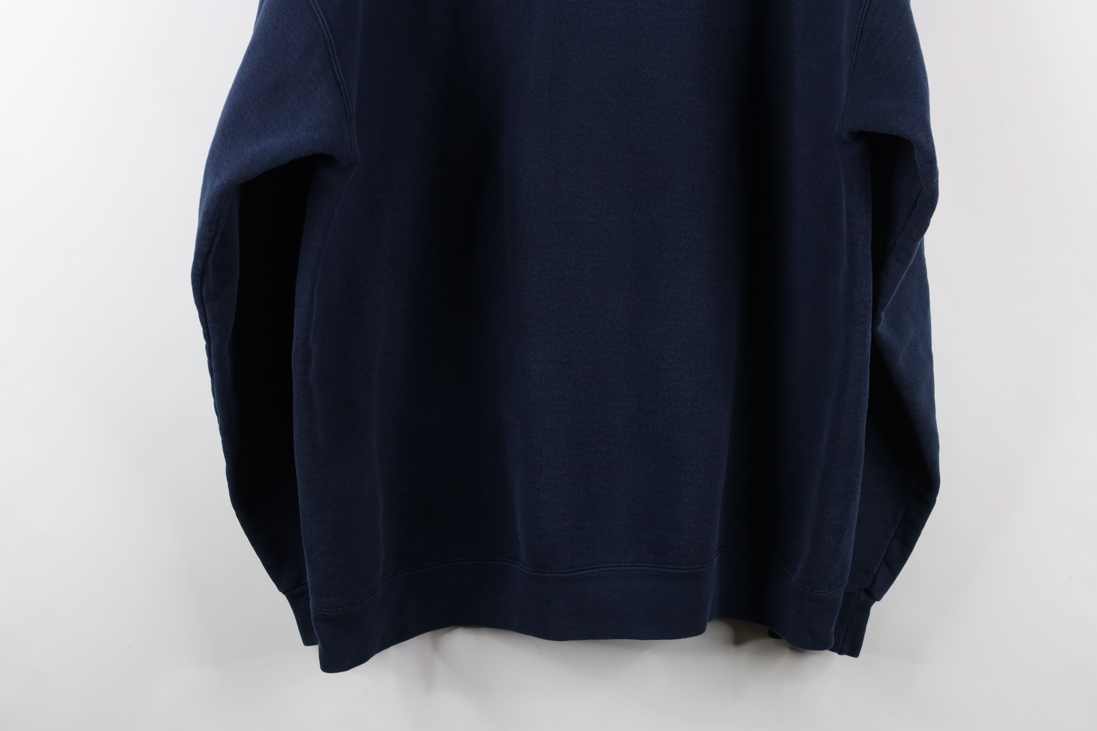 Vintage Vintage 90s Streetwear Crewneck Sweatshirt Navy Blue USA Size US XL / EU 56 / 4 - 13 Thumbnail
