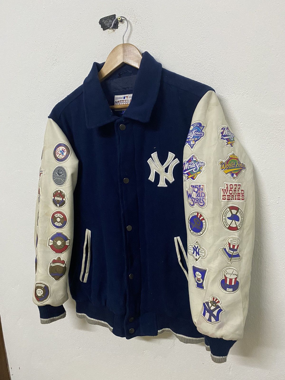 MLB × New York Yankees × Vintage 💥Last Drop💥Vintage New York Yankees Varsity All Logo Patch Size US M / EU 48-50 / 2 - 2 Thumbnail