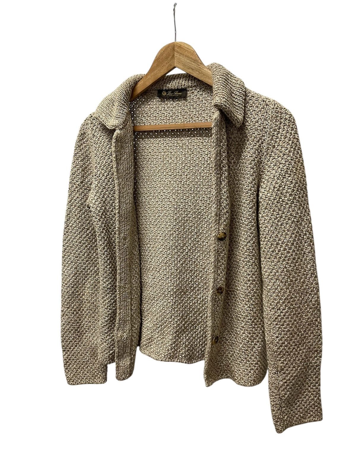 Loro Piana Loro Piana Knitted Pattern Jacket Size S / US 4 / IT 40 - 1 Thumbnail
