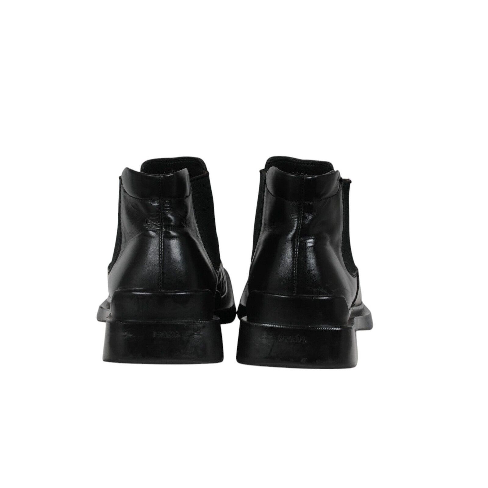 Prada Aw99 Vintage Square Toe Boots - 02494 Size US 8.5 / EU 41-42 - 4 Thumbnail
