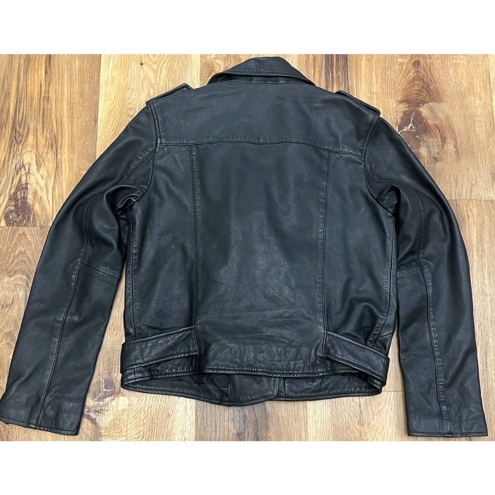Allsaints All Saints EUC Balfern Leather Biker Jacket Women's 8 Medium Black Size M / US 6-8 / IT 42-44 - 6 Thumbnail