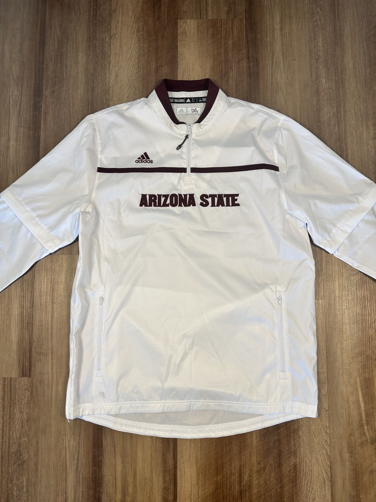 Adidas Adidas Arizona State University Windbreaker Size L Size US L / EU 52-54 / 3 - 2 Thumbnail