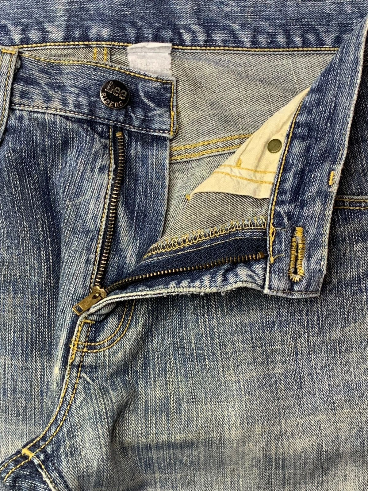 Lee SALES🔥Vintage Lee Riders Faded Wash Distress Baggy Jeans Size US 30 / EU 46 - 9 Thumbnail
