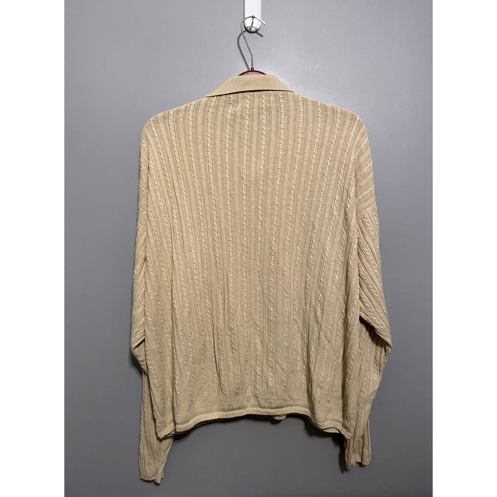 johnnie-O VINTAGE Johnnie Walker Sweater 2XL Pullover Mens 1/4 Zip Yellow Golf College 90s Retro University"} Size US XXL / EU 58 / 5 - 4 Thumbnail