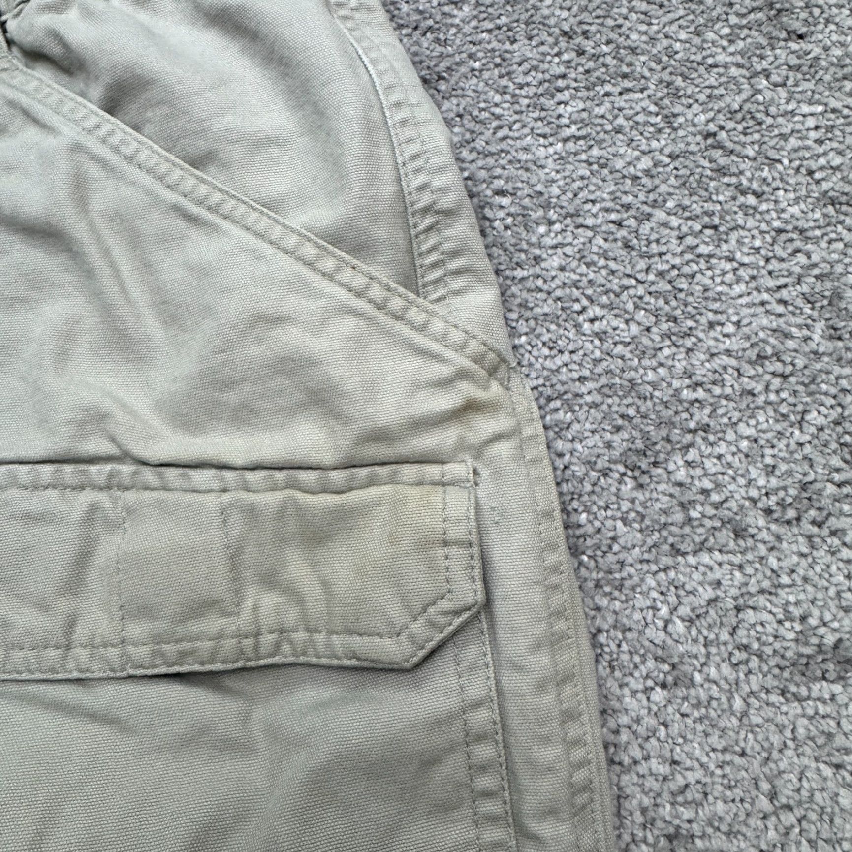 Vintage Columbia Shorts Cargo Canvas Outdoor Mens Adult XL Beige Hiking Camping Size US 36 / EU 52 - 5 Thumbnail