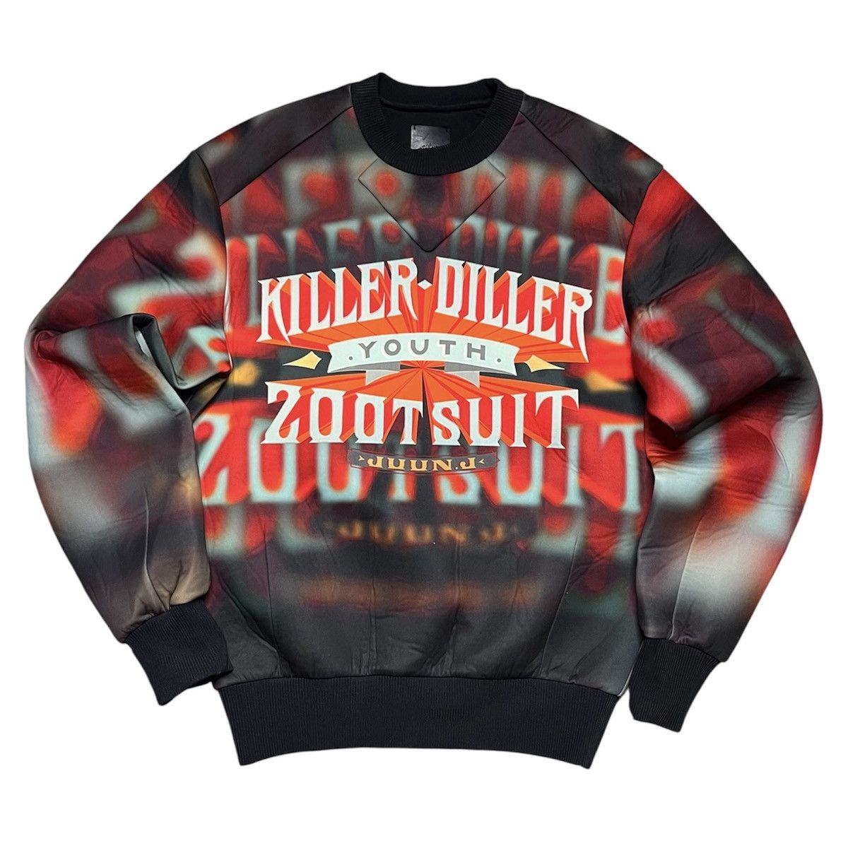 Juun.J Juun.J “Killer Diller Zoot Suit” Neoprene Sweatshirt Size US S / EU 44-46 / 1 - 1 Thumbnail