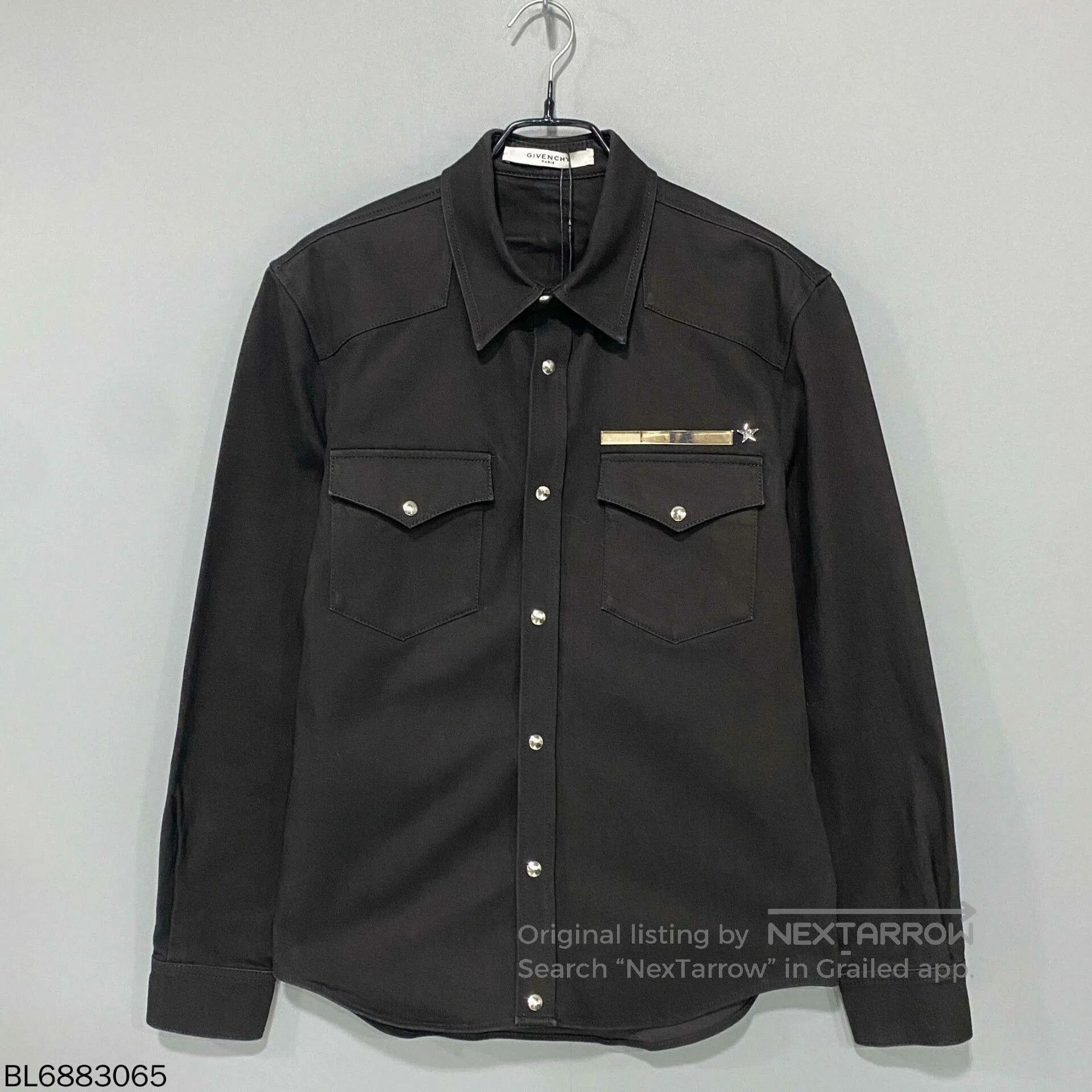 Givenchy Givenchy Black Denim Star Jacket. Size US S / EU 44-46 / 1 - 1 Thumbnail