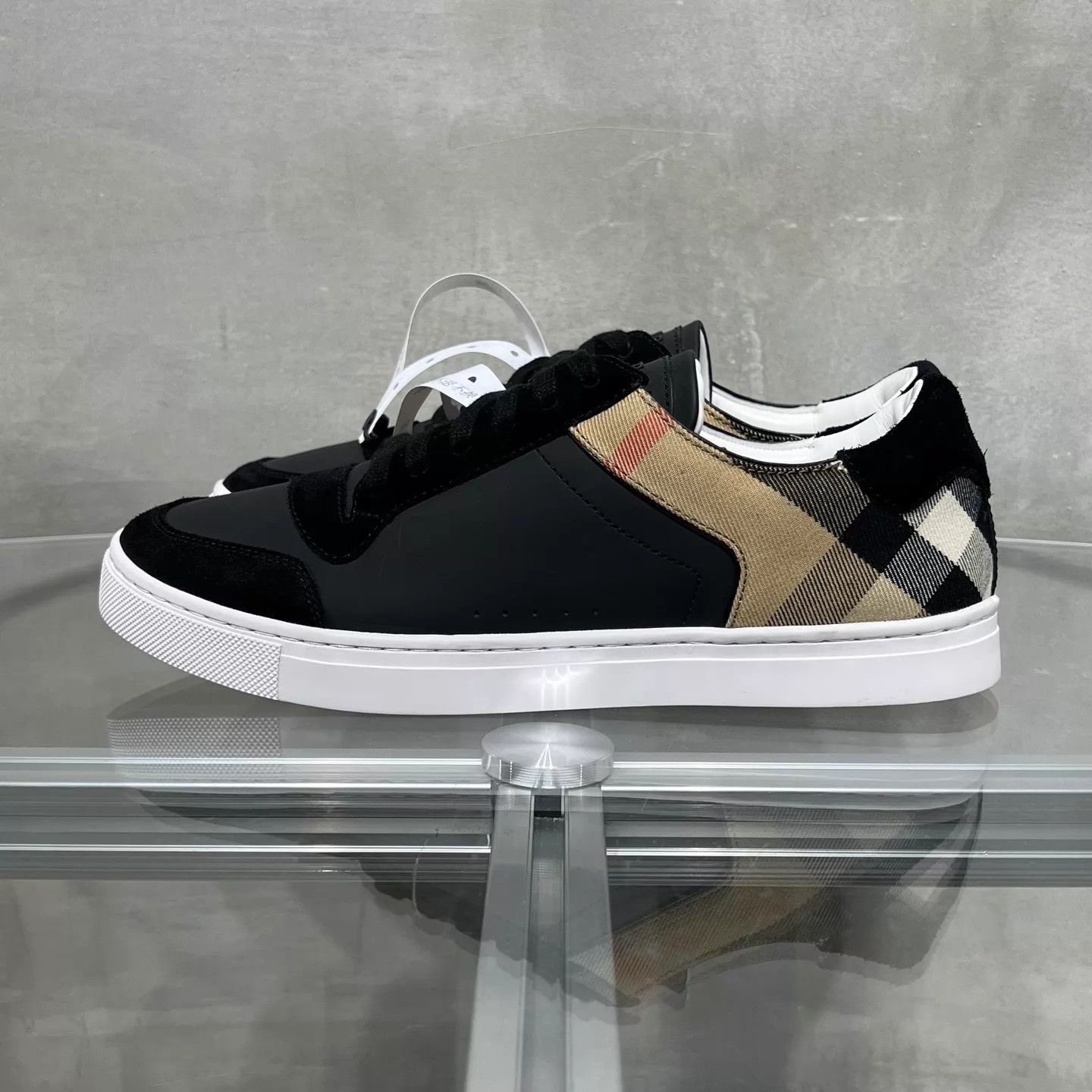 Burberry Burberry black check sneakers 42 Size US 9 / EU 42 - 3 Thumbnail