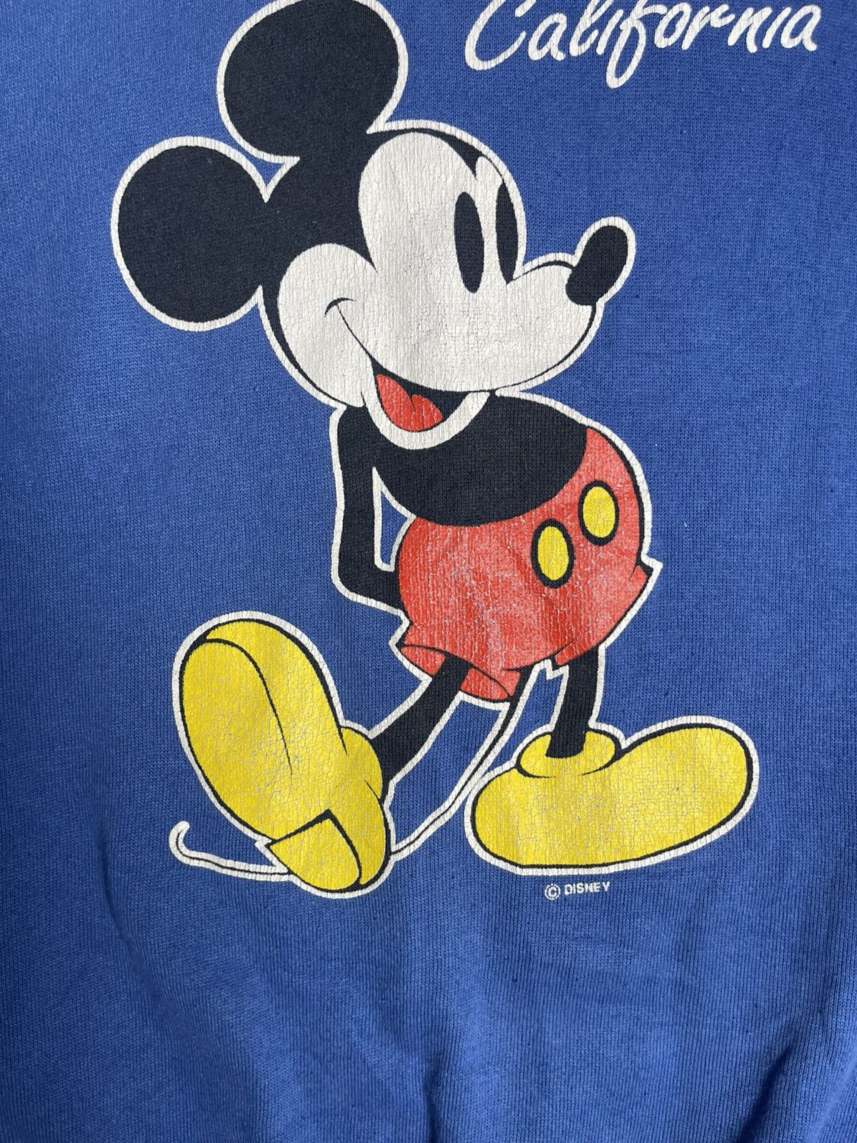 Disney × Mickey Mouse × Velva Sheen VINTAGE 80s MICKEY CALIFORNIA CREWNECK Size US L / EU 52-54 / 3 - 10 Thumbnail