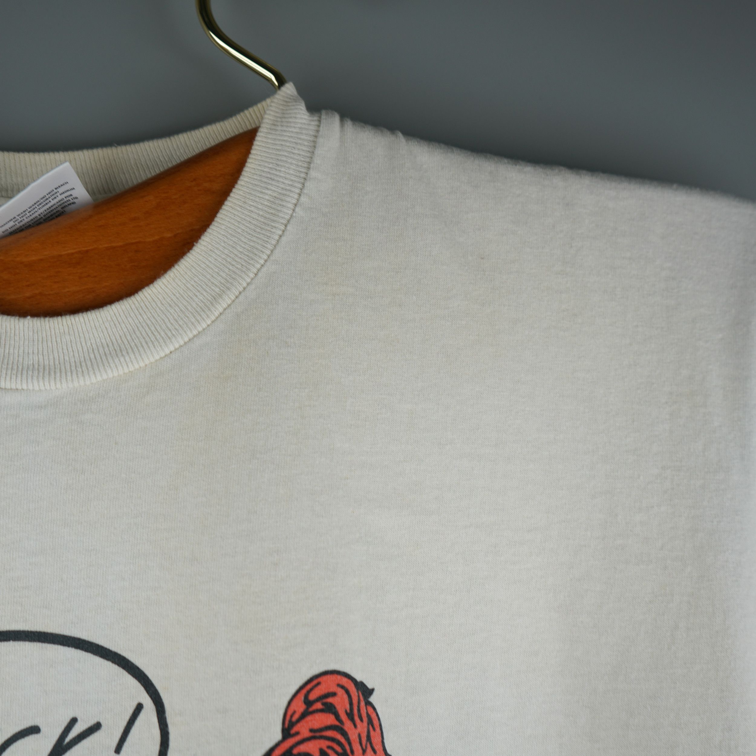 DC Comics × Vintage Vintage 1990s She's Whipped Me Cream T-Shirt Size US XL / EU 56 / 4 - 11 Thumbnail