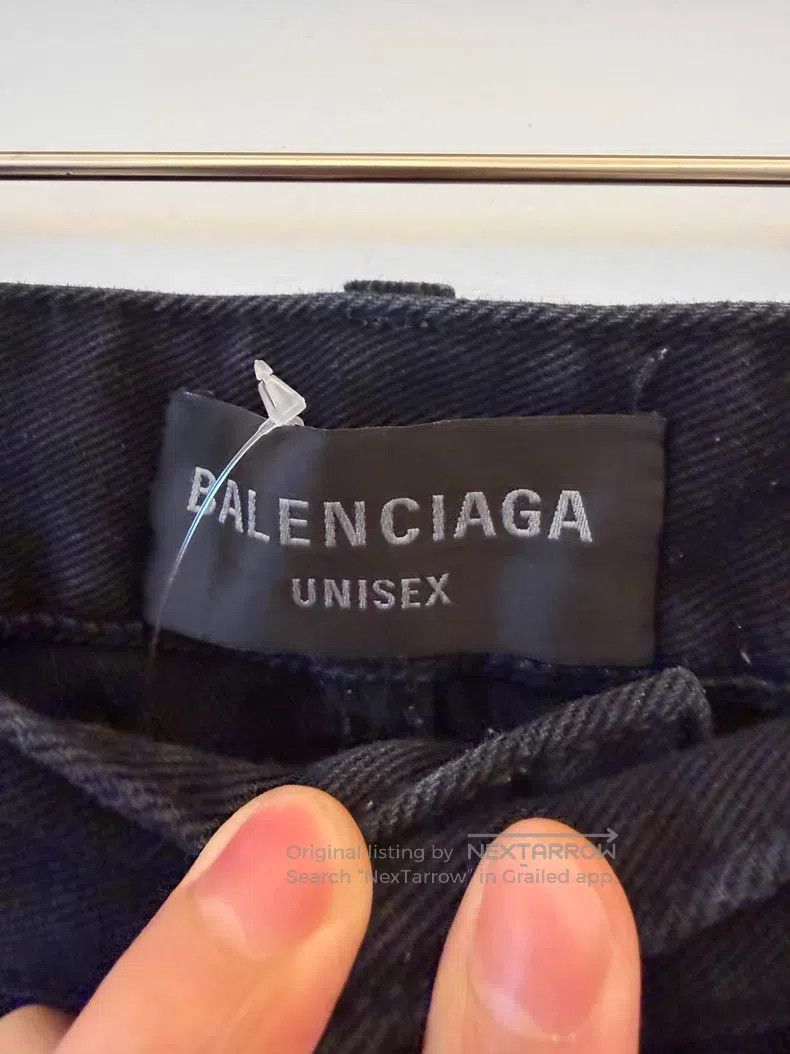 Balenciaga Balenciaga size M Black Flared Denim Pants Size US 27 - 4 Thumbnail