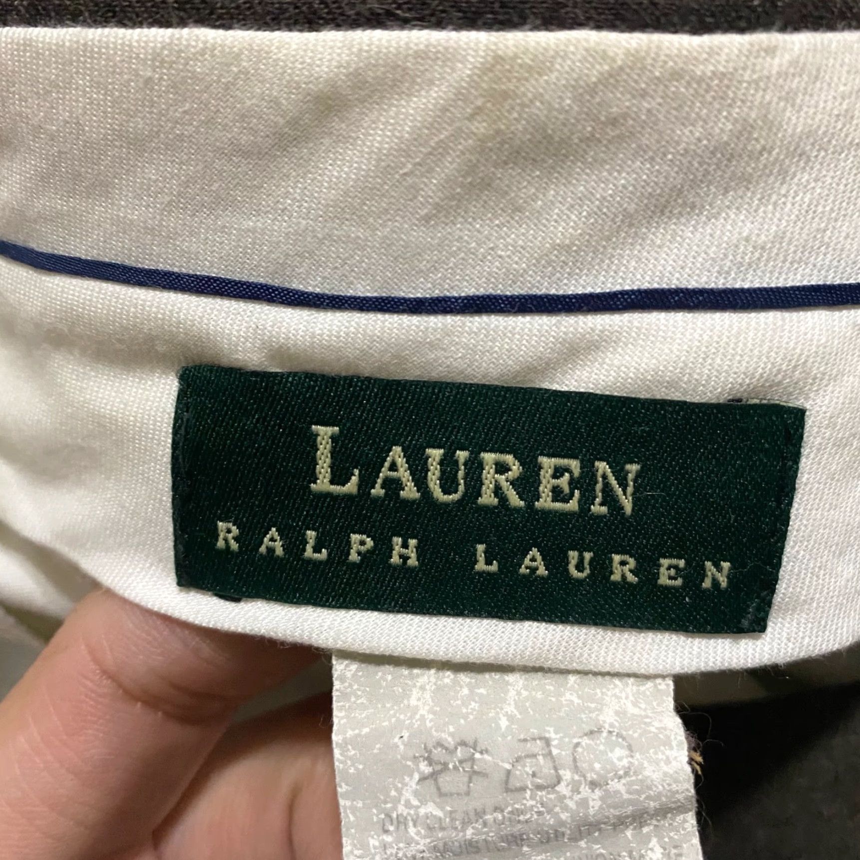 Ralph Lauren Lauren Ralph Lauren Mens 38 Dress Pants Brown Wool Straight Business Office Size US 38 / EU 54 - 3 Thumbnail