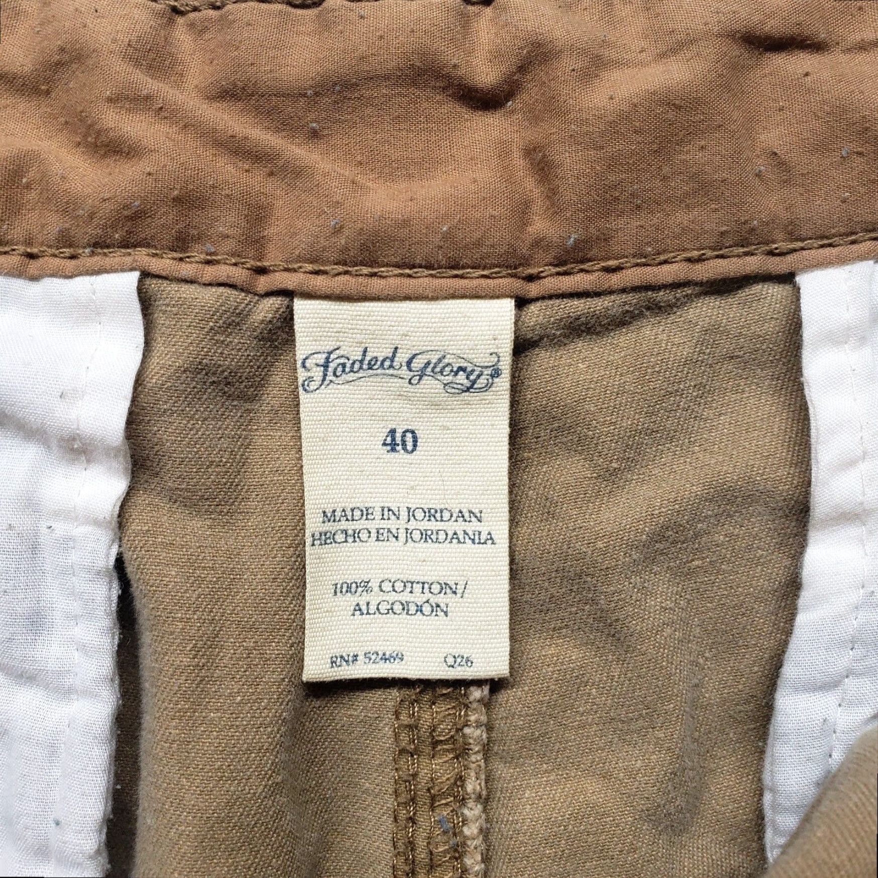 Faded Glory Faded Glory Men's Canvas Shorts Outdoor Casual Workwear Style Size US 40 / EU 56 - 2 Thumbnail